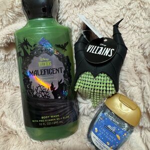 Disney Villains Maleficent BodyWash and HandBac Set (limited Edition)